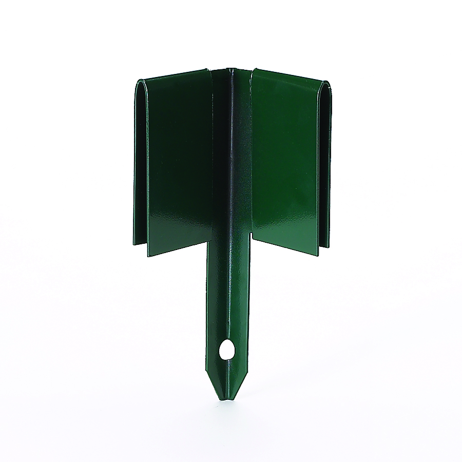 Steel Corner Stakes 14 Gauge Green - Edging